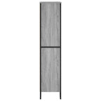Bücherregal Grau Sonoma 80x31x137,5 cm Holzwerkstoff