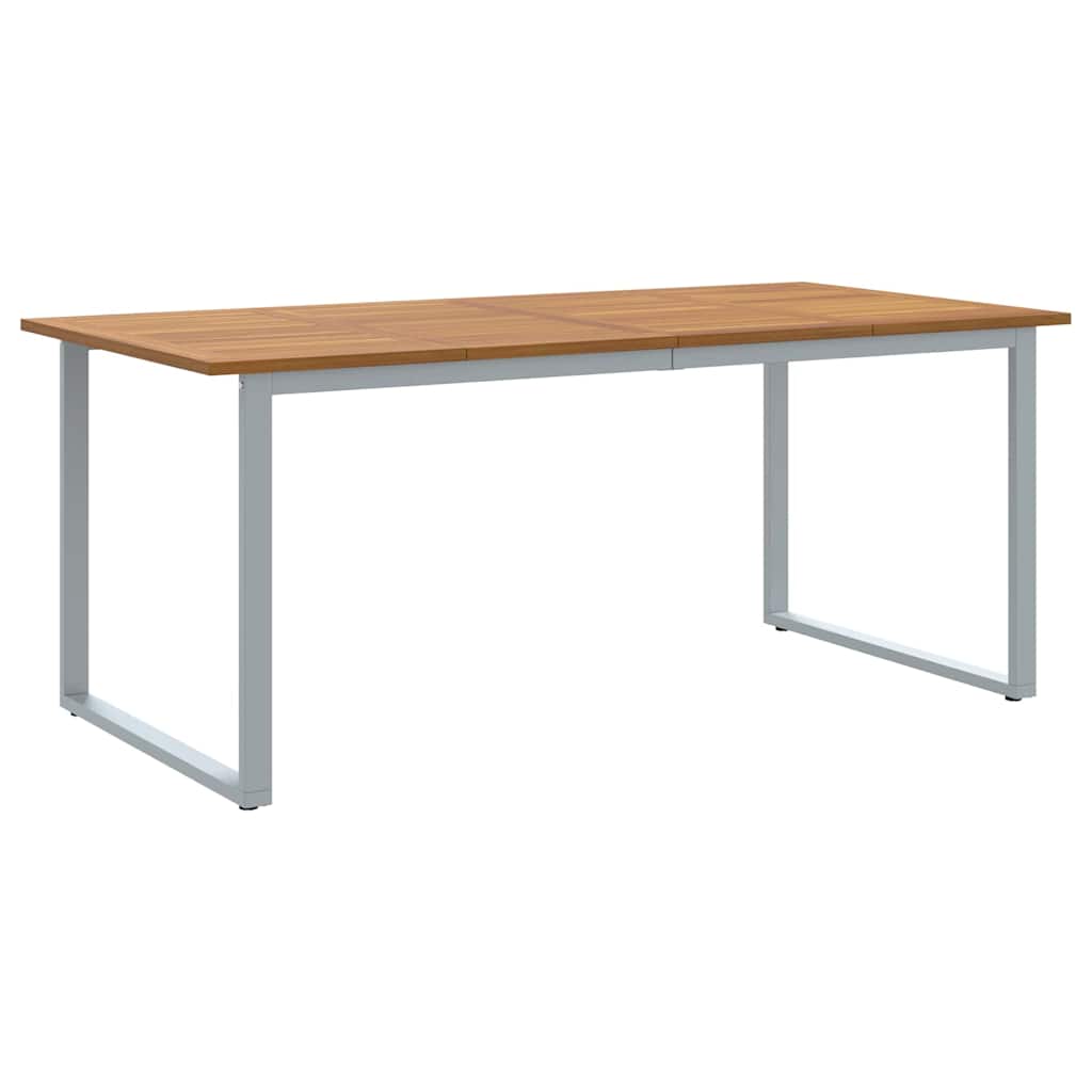 Garten Essgruppe 5 pcs Grau Massivholz Akazie