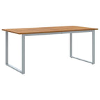 Garten Essgruppe 5 pcs Grau Massivholz Akazie
