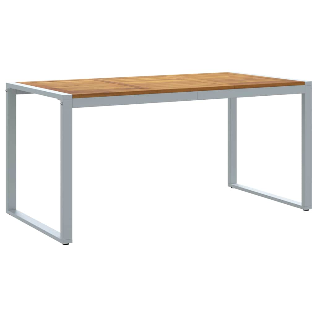 Garten Essgruppe 7 pcs Grau Massivholz Akazie