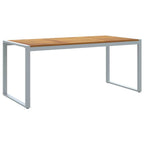 Garten Essgruppe 5 pcs Grau Massivholz Akazie