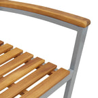 Gartenstuhl 8 pcs Braun 56 x 57 x 87 cm Massivholz Akazie