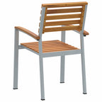 Gartenstuhl 8 pcs Braun 56 x 57 x 87 cm Massivholz Akazie