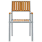 Stapelstuhl 6 pcs Braun 56 x 57 x 87 cm Massivholz Akazie