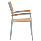 Stapelstuhl 6 pcs Braun 56 x 57 x 87 cm Massivholz Akazie