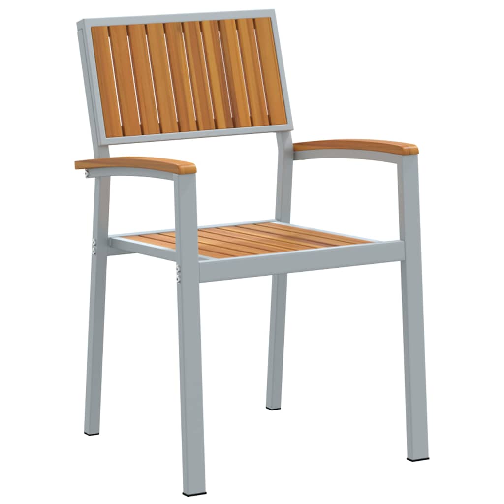 Stapelstuhl 8 pcs Braun 56 x 57 x 87 cm Massivholz Akazie