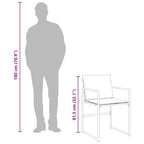 13-tlg. Garten-Essgruppe mit Kissen Weiß Textilene
