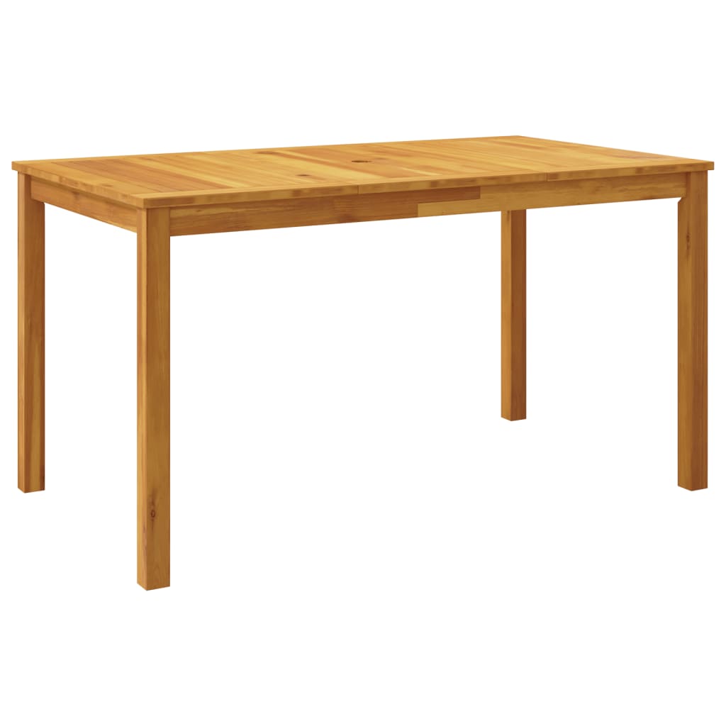 5-tlg. Garten-Essgruppe 140x80x74 cm Massivholz Akazie