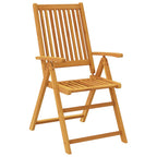 3-tlg. Garten-Essgruppe 85x85x74 cm Massivholz Akazie