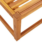 6-tlg. Gartensofa-Set mit Kissen Holz Akazie & Seil
