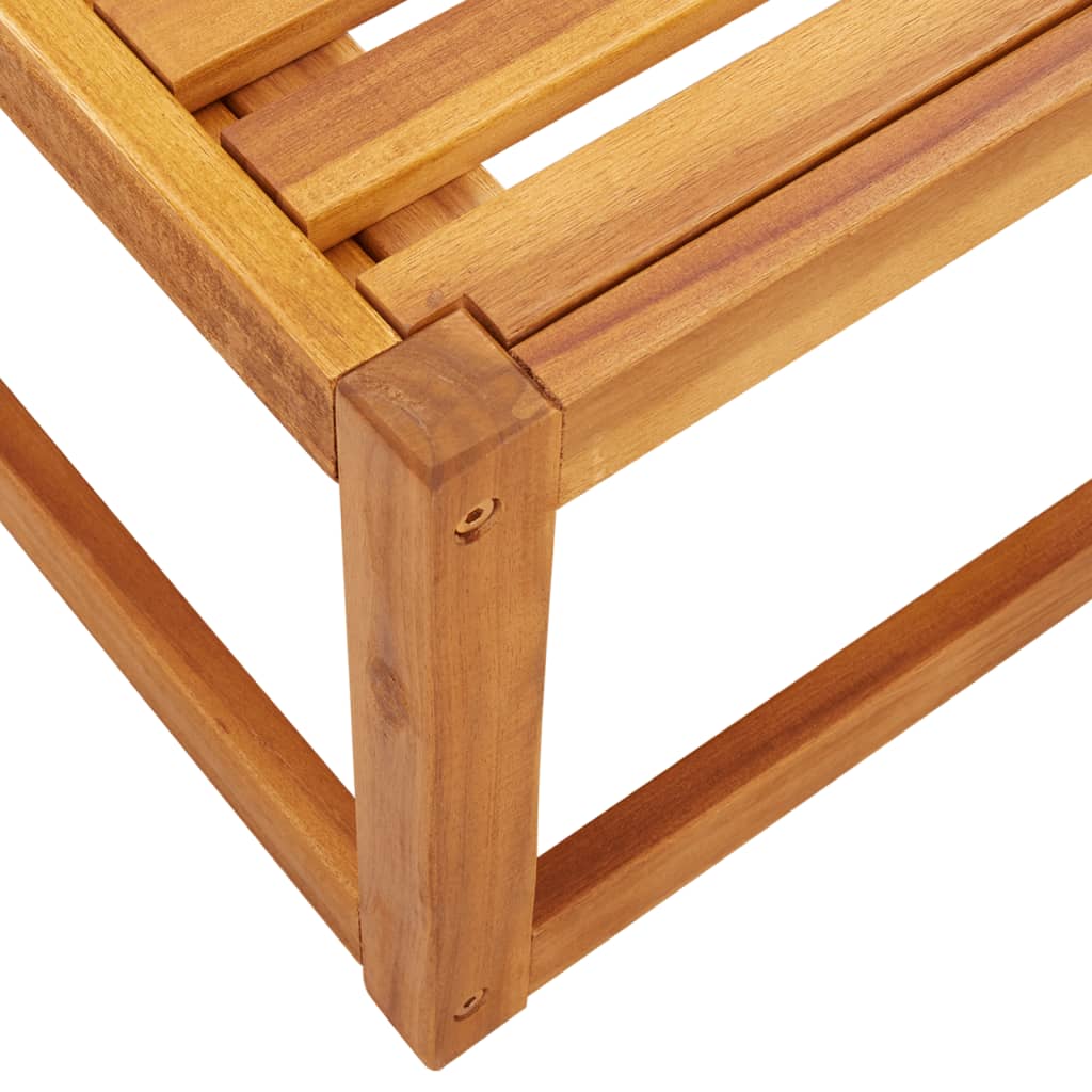 6-tlg. Gartensofa-Set mit Kissen Holz Akazie & Seil