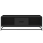 Couchtisch Schwarz 100x57x35 cm Holzwerkstoff und Metall