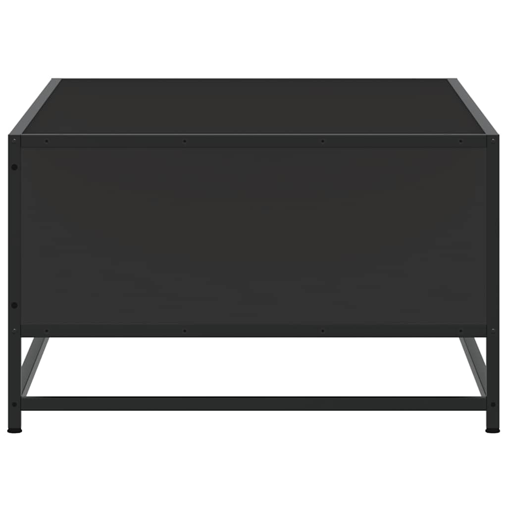 Couchtisch Schwarz 100x57x35 cm Holzwerkstoff und Metall