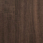 Bücherregal Braun Eichen-Optik 40x35x76 cm Holzwerkstoff