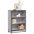 Bücherregal Grau Sonoma 80,5x35x107,5 cm Holzwerkstoff