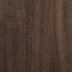 Bücherregal Braun Eichen-Optik 40x35x139 cm Holzwerkstoff