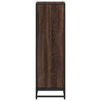 Bücherregal Braun Eichen-Optik 33,5x33x107,5 cm Holzwerkstoff