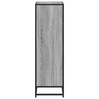 Bücherregal Grau Sonoma 65,5x33x107,5 cm Holzwerkstoff