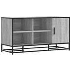 Schuhbank Grau Sonoma 100x40x53,5 cm Holzwerkstoff und Metall