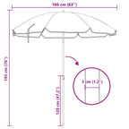 Sonnenschirm Tarnung 161 x 161 x 193 cm Polyester