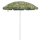 Strandparasol Tarnung 206 x 206 x 212 cm Polyester und Metall