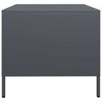 Couchtisch Anthrazit 68,5x50x43,5 cm Kaltgewalzter Stahl