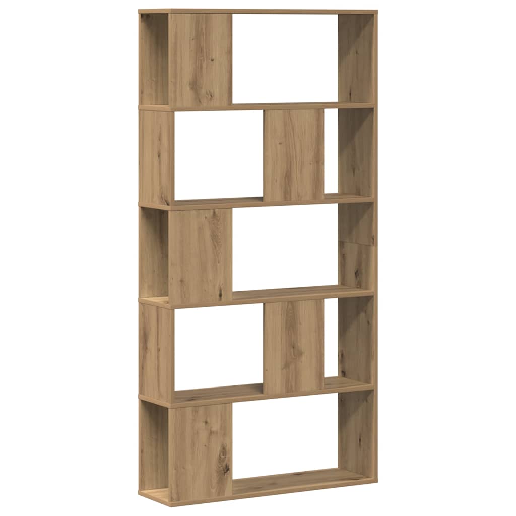 Bücherregal 5 Böden Artisan-Eiche 80,5x23,5x162,5 Holzwerkstoff
