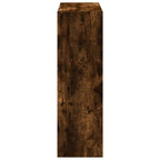 Bücherregal Räuchereiche 102x32x102 cm Holzwerkstoff
