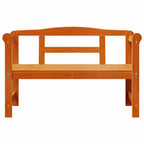 Bank Outdoor Braun 119 x 44 x 76 cm Massives Kiefernholz
