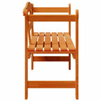Bank Outdoor Braun 119 x 44 x 76 cm Massives Kiefernholz