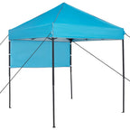 Pavillon-Zelt Blau 194 x 194 x 251 cm Stoff
