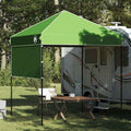 Pavillon-Zelt Grün 194 x 194 x 251 cm Stoff