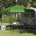 Pavillon-Zelt Grün 243 x 243 x 251 cm Stoff
