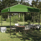 Pavillon-Zelt Grün 243 x 243 x 251 cm Stoff