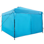 Pavillon-Zelt Blau 290 x 290 x 251 cm Stoff