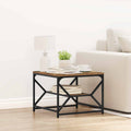 Couchtisch Altholz 51 x 50 x 40 cm Ingenieure Holz und Stahl