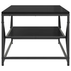 Couchtisch Schwarz Eichen-Optik 90 x 50 x 40 cm