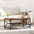 Couchtisch Altholz 90 x 50 x 40 cm Ingenieure Holz und Stahl
