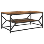 Couchtisch Altholz 90 x 50 x 40 cm Ingenieure Holz und Stahl