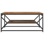 Couchtisch Altholz 90 x 50 x 40 cm Ingenieure Holz und Stahl
