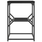 Beistelltisch Schwarz Eichen-Optik 41 x 40 x 60 cm