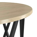 Beistelltisch 2 pcs Sonoma-Eiche Ingenieure Holz und Stahl