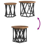 Beistelltisch 2 pcs Altholz Ingenieure Holz und Stahl
