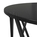 Couchtisch Schwarz Eichen-Optik 80 x 80 x 42 cm