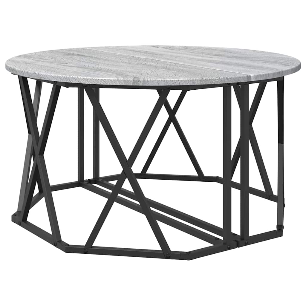 Couchtisch Graues Sonoma 80 x 80 x 42 cm