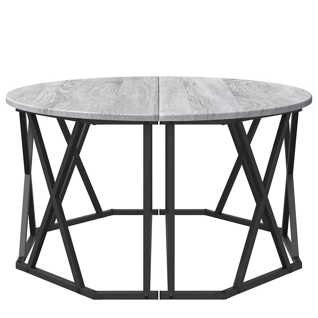 Couchtisch Graues Sonoma 80 x 80 x 42 cm