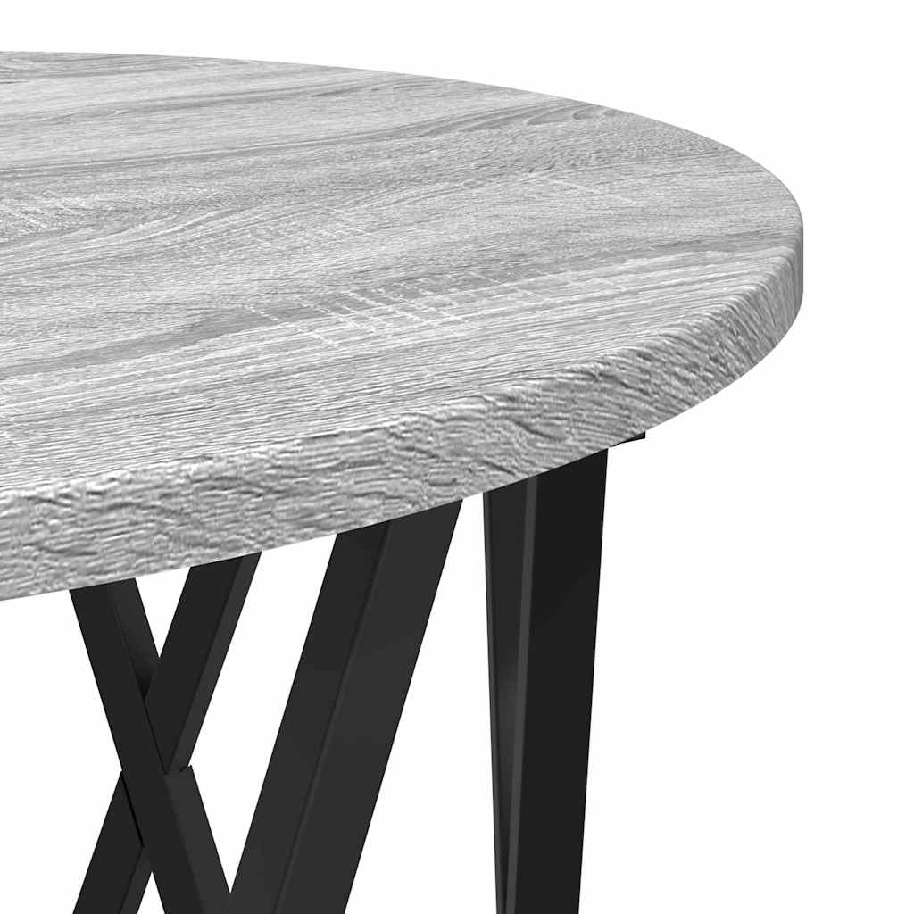 Nesting Beistelltisch 3 pcs Graues Sonoma