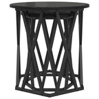 Couchtisch 2 pcs Schwarz Eichen-Optik Ingenieure Holz und Stahl