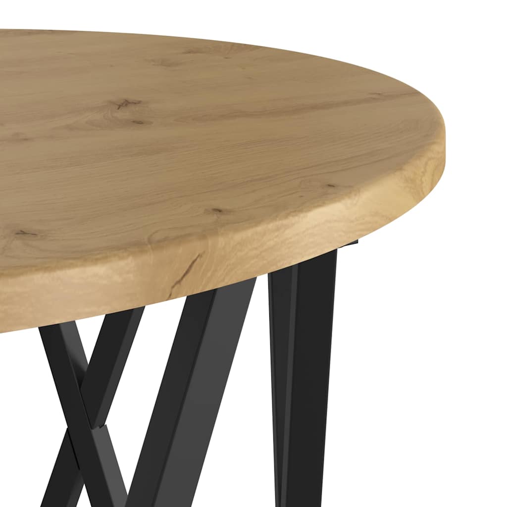 Couchtisch 2 pcs Artisan-Eiche Ingenieure Holz und Stahl