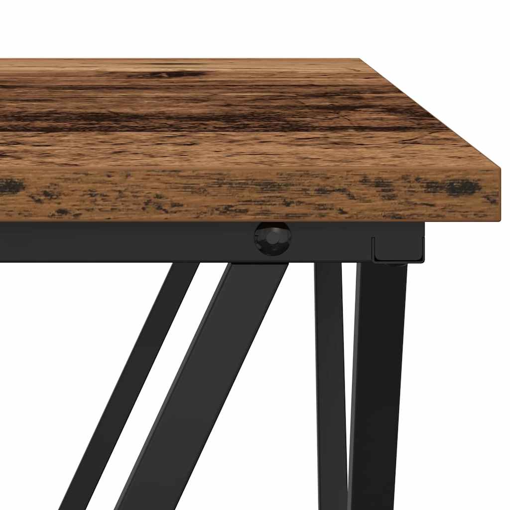 Beistelltisch-Set 2 pcs Altholz Ingenieure Holz und Stahl